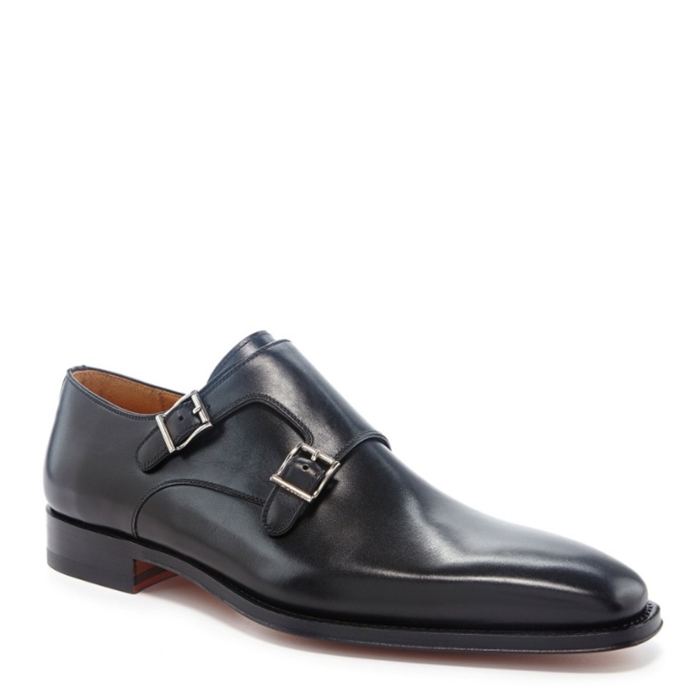 Miro Leather Buckle Dress Loafer